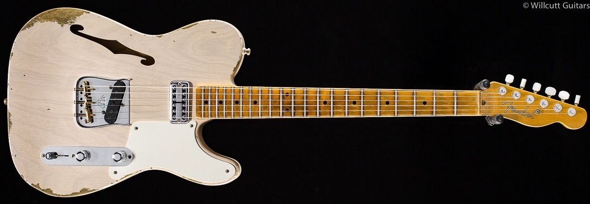 Fender Custom Shop Limited Edition Heavy Relic Caballo Ligero Maple Fingerboard Electric Guitar - Dirty White Blonde