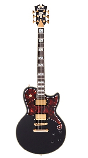D Angelico Deluxe Series Atlantic Limited0-Edition Solidbody Electric Guitar with USA Seymour Duncan Humbuckers and Stopbar