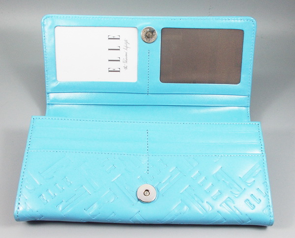 กระเป๋าสตางค์ ELLE ฟ้า ใหม่ แท้