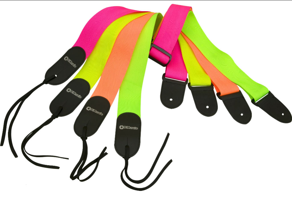 DiMarzio 2" Nylon Neon Standard Guitar Strap