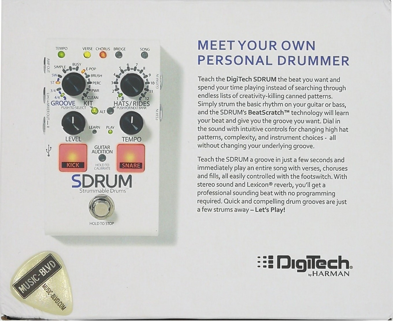 DigiTech SDRUM Auto-drummer Pedal