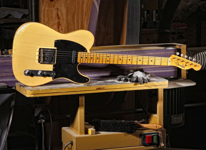 Fender Custom Shop Limited Nocaster Electric Guitar (Nocaster Blonde)