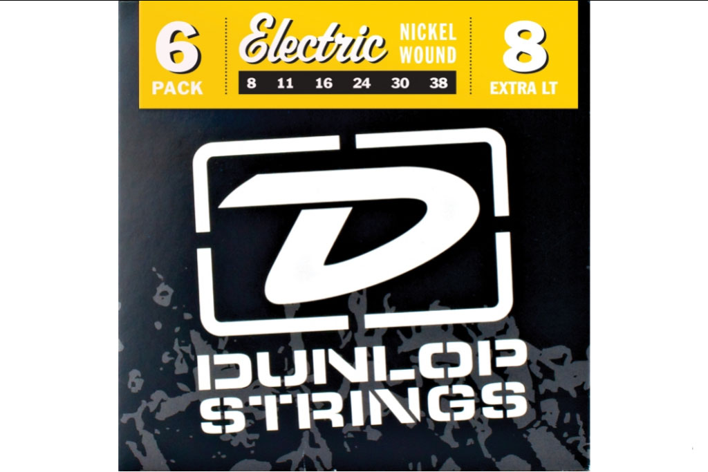 Dunlop Nickel Plated Steel Electric Guitar Strings Extra Light 6-Pack