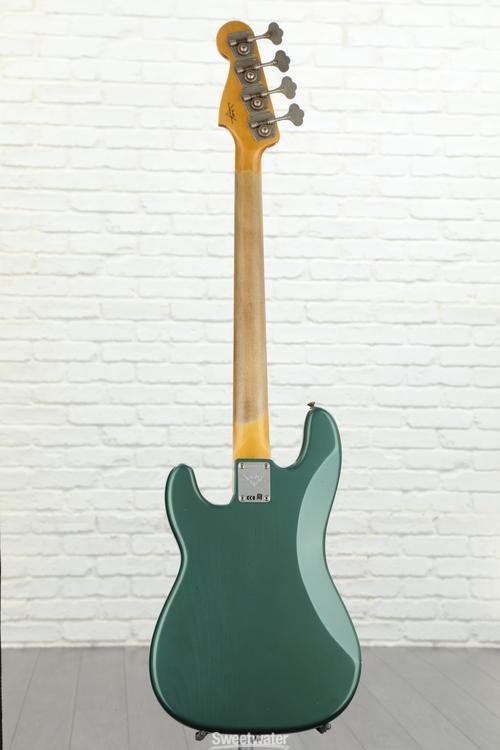 Fender Custom Shop Time Machine 1959 Precision Bass Journeyman Relic - Aged Sherwood Green Metallic