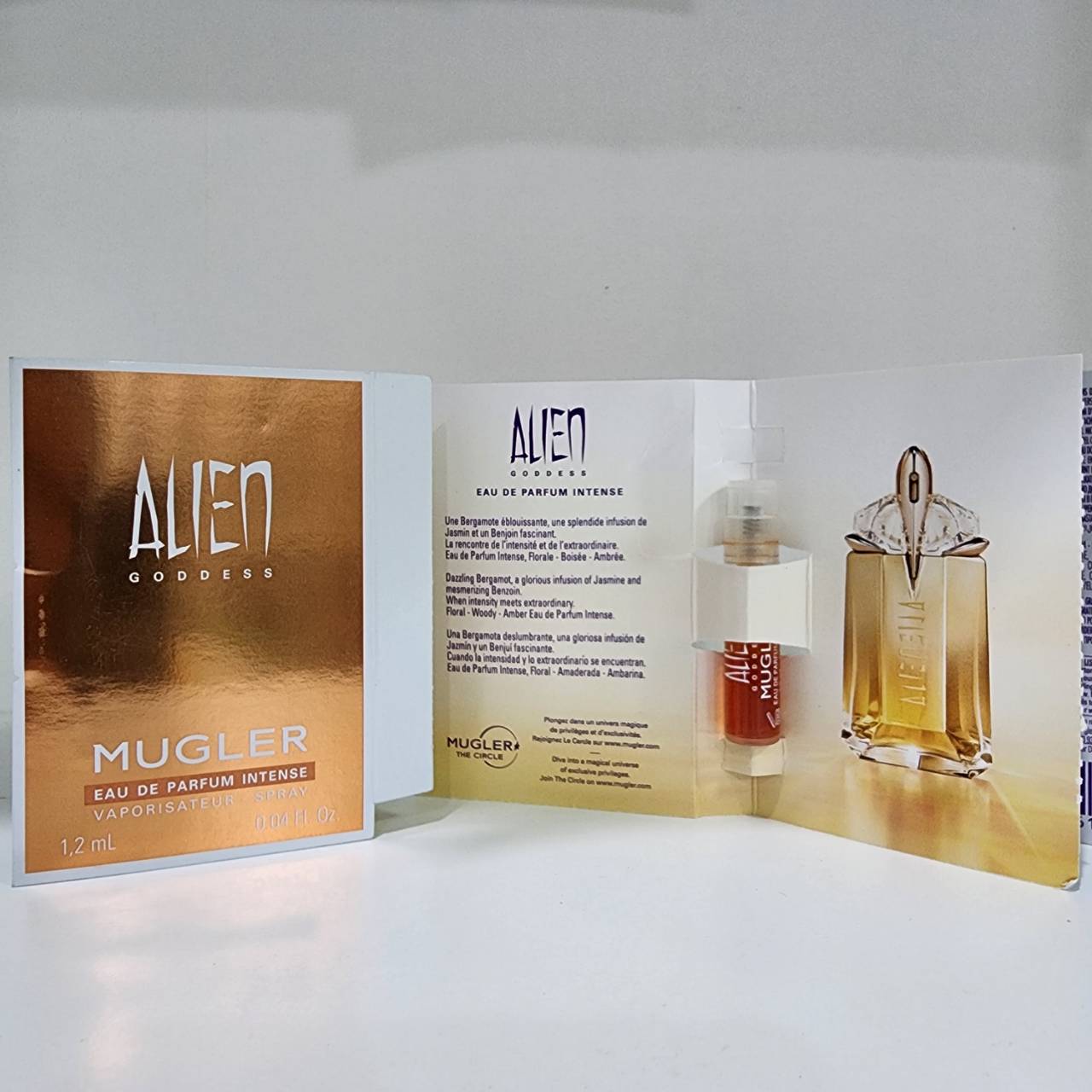 น้ำหอมไวออลแบบหลอด Thierry Mugler Alien Goddess Intense Eau de Parfum 1.2ml ขนาดทดลอง น้ำหอมไวออลVIAL