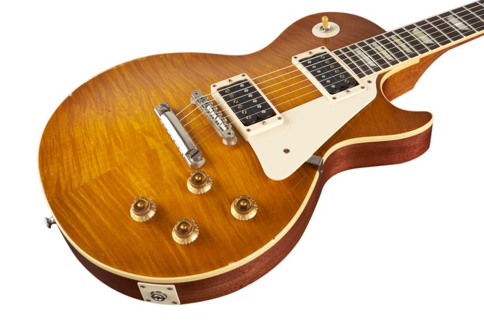 Gibson Custom Les Paul Reissue 1959 Murphy Electric Guitar Aged Sunburst with Brown Back