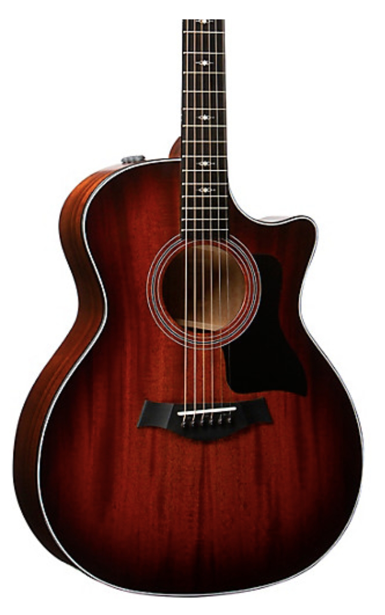 Taylor 324ce V-Class Grand Auditorium Acoustic-Electric Guitar Shaded Edge Burst