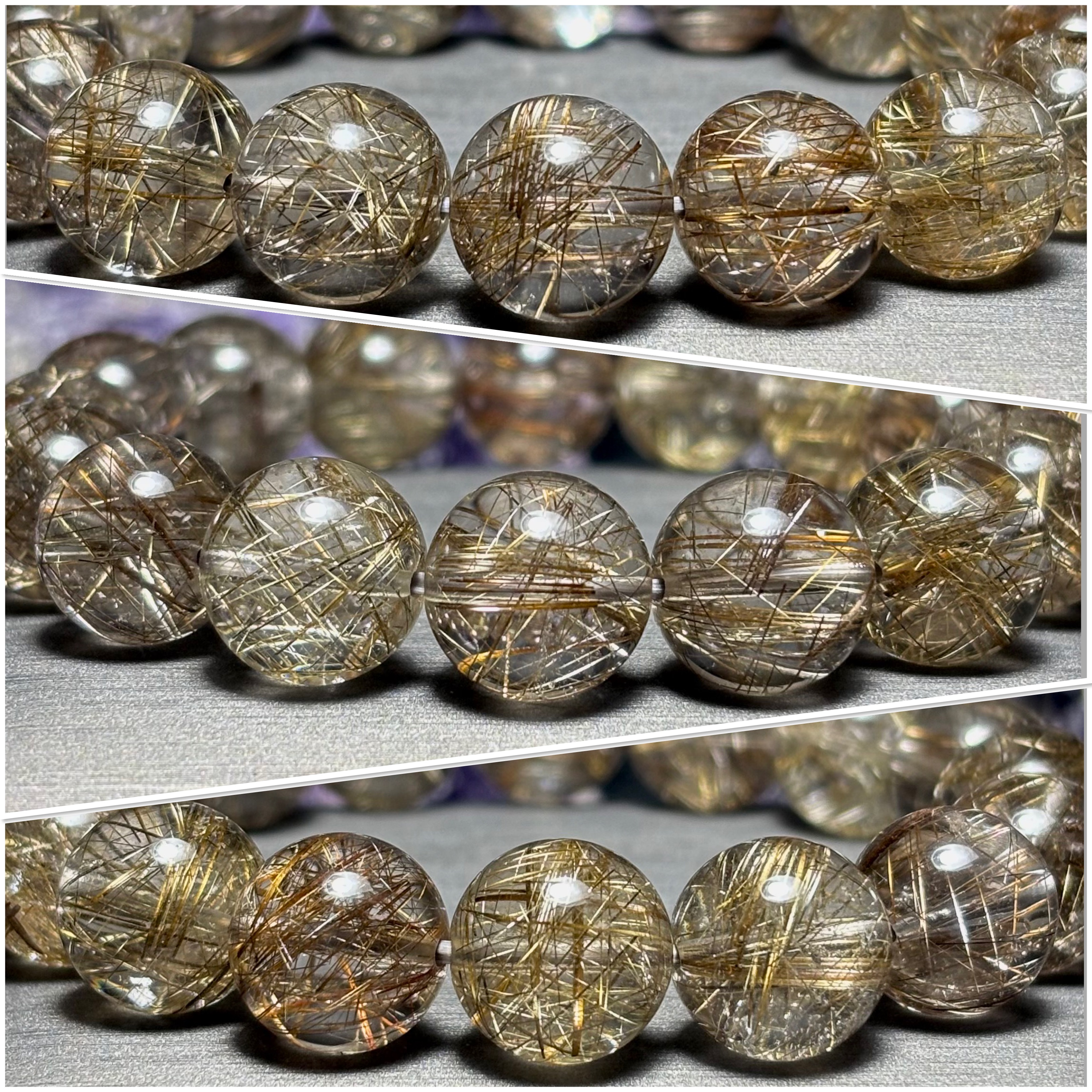 ข้อมือหิน ไหมเงิน