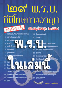พระราชบัญญัติอุทยานแห่งชาติ ใน 29 พ.ร.บ.ที่มีโทษทางอาญา