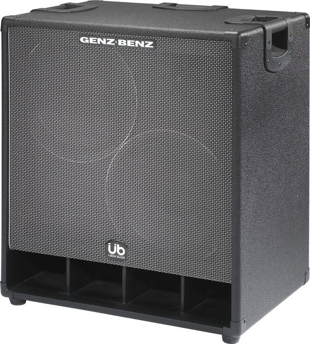 Genz Benz Uber Bass 600W 2x12 Bass Speaker Cabinet Black4 Ohms