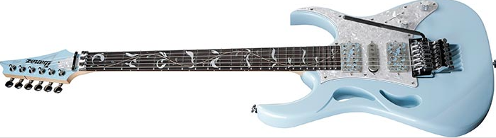 Ibanez Steve Vai Signature PIA3761C Electric Guitar (Blue Powder, Onyx Black, Stallion White)