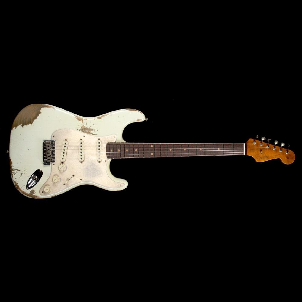 Fender Custom Shop Limited Edition 59 Stratocaster Electric Guitar - Aged Olympic White