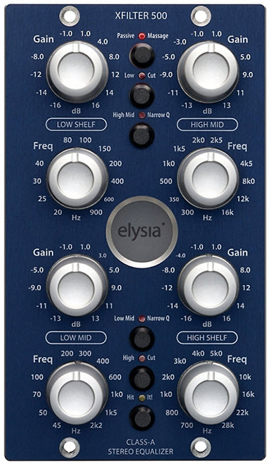 Elysia xfilter 500 Class A Discrete Stereo Parametric EQ