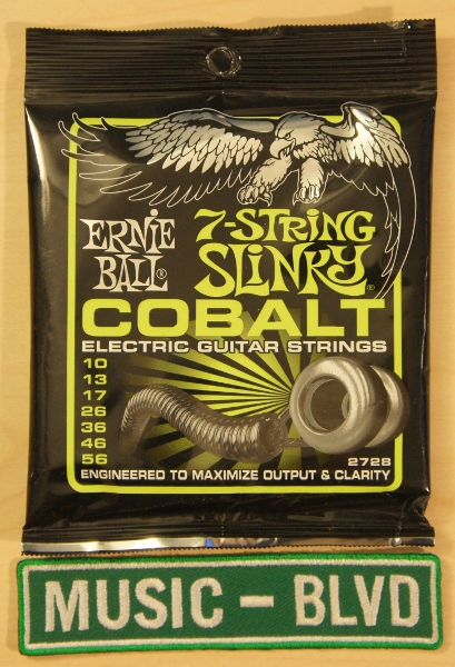 Ernie Ball 2728 Cobalt 7-String Regular Slinky Electric Guitar Strings