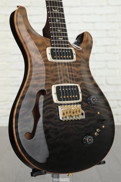 PRS Wood Library 408 Semi-Hollow - Gray Black Fade with Charcoal Back