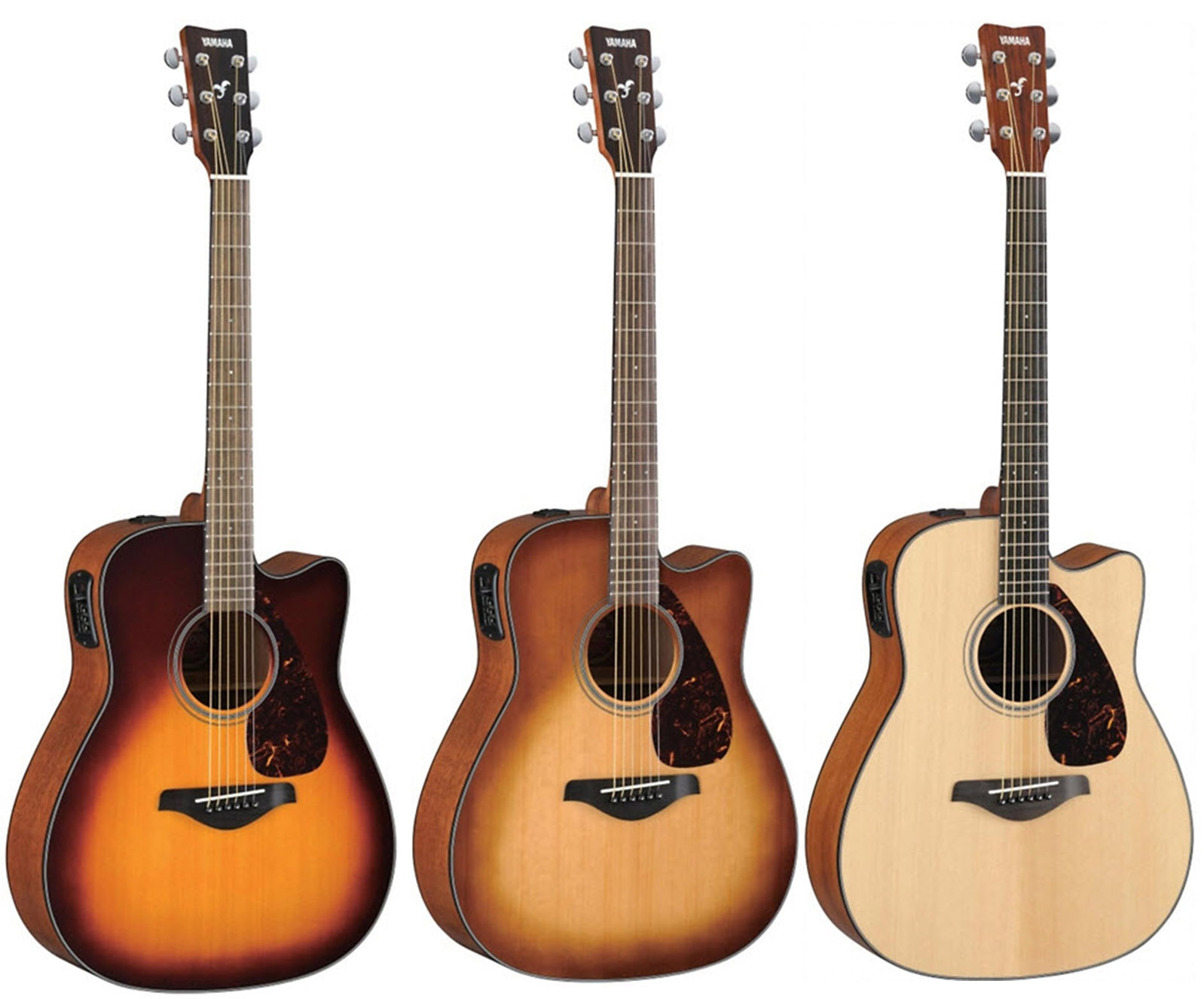 Yamaha FGX700SC Solid Top Cutaway Acoustic-Electric Guitar