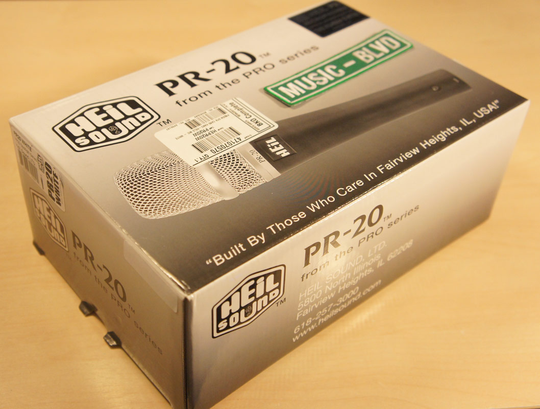 Heil Sound PR 20 Dynamic Cardioid Handheld Microphone - White