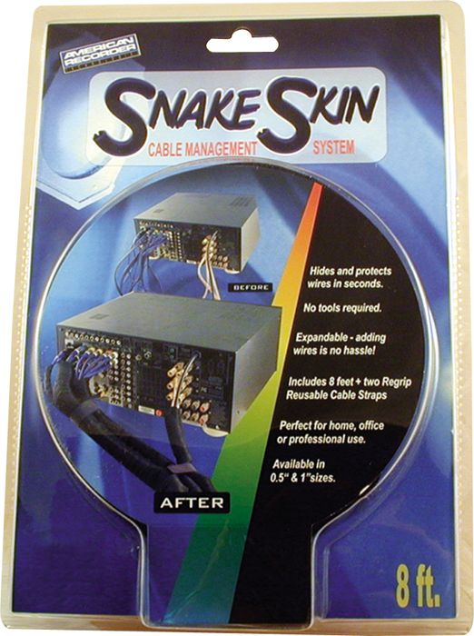 American Recorder Technologies Snakeskin Cable Management 8 Feet
