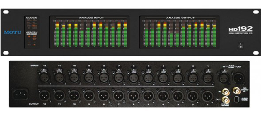 MOTU HD192 Expansion IO