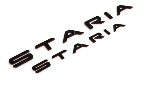 ตัวอักษรอะคริลิค สัญลักษณ์ Hyundai STARIA