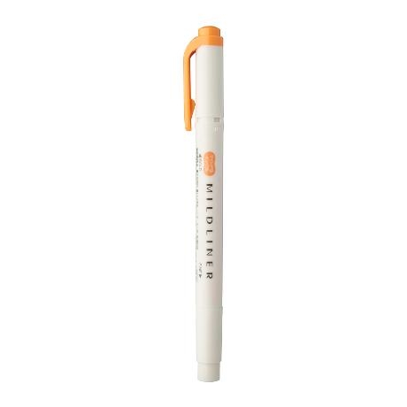 ปากกาไฮไลท์ 2 หัว Mildliner Pastel สี Mild Apricot (MAP)