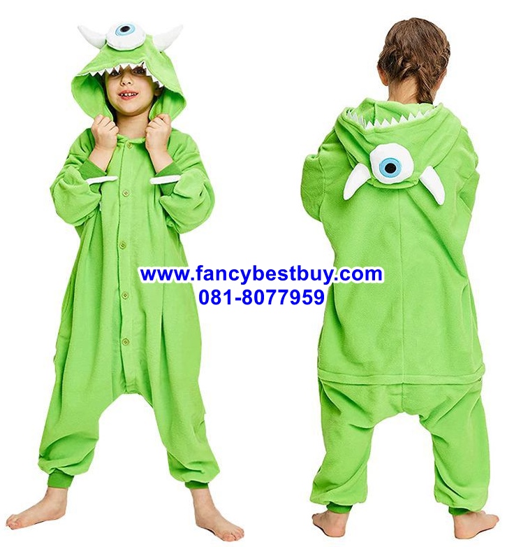 Monsters Inc บริษัทรับจ้างหลอน มีขนาด S 105-115, M 115-125, L 125-135, XL 135-145