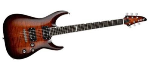 ESP E-II Horizon Electric Guitar Dark Brown Sunburst