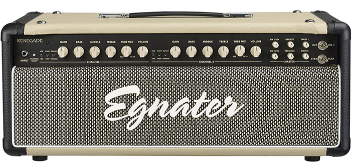 Egnater Renegade 65W Tube Guitar Amp Head Black/Biege