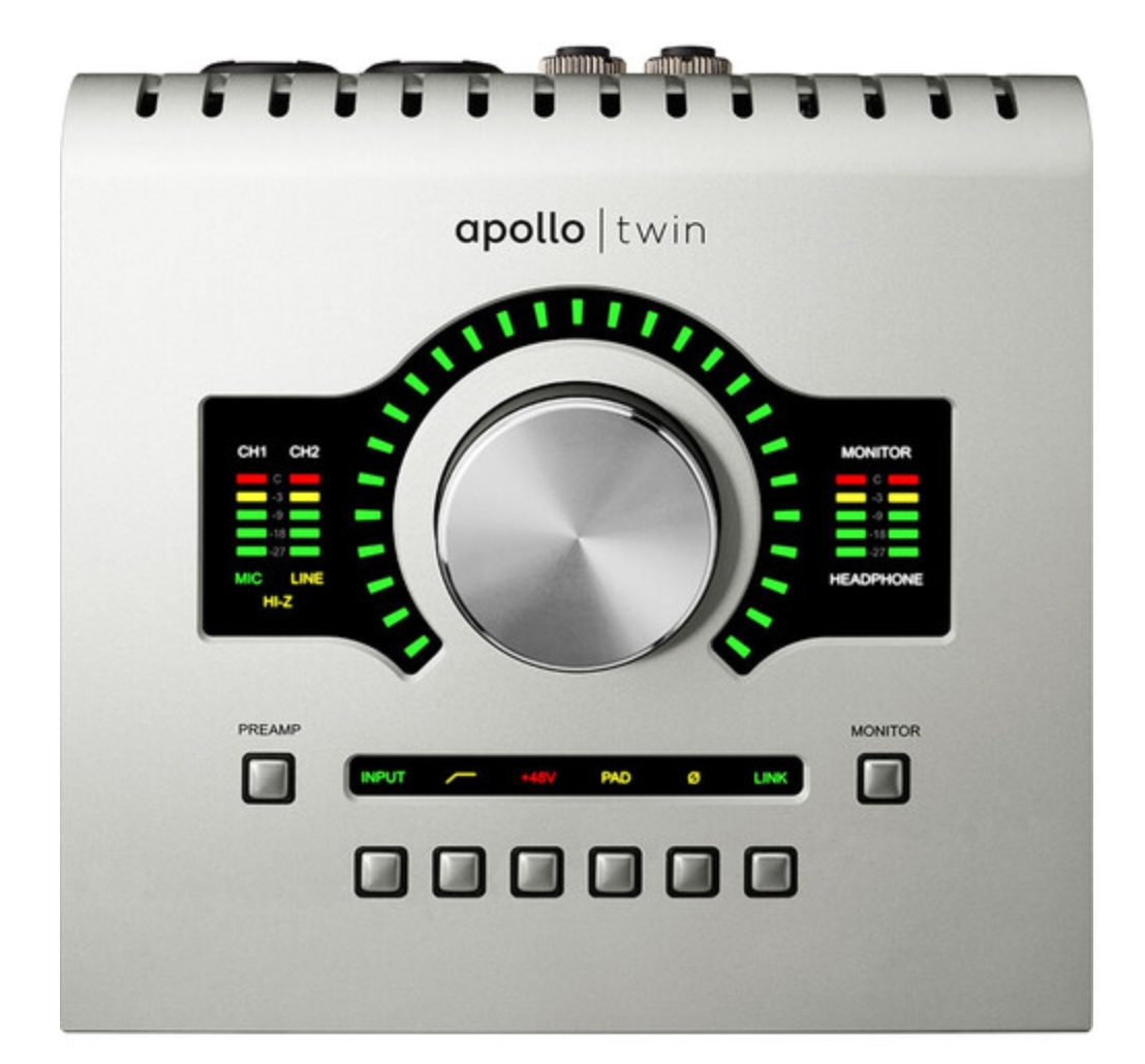 Universal Audio Apollo Twin USB Heritage Edition Desktop 10x6 USB Audio Interface with Real-Time UAD Processing for Windows