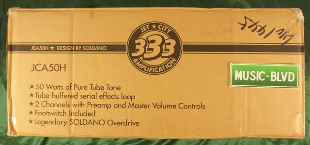 Jet City Amplification JCA50H 50W Tube Guitar Amp Head