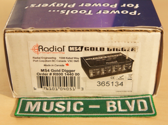 Radial Gold Digger 4-Channel Mic Selector