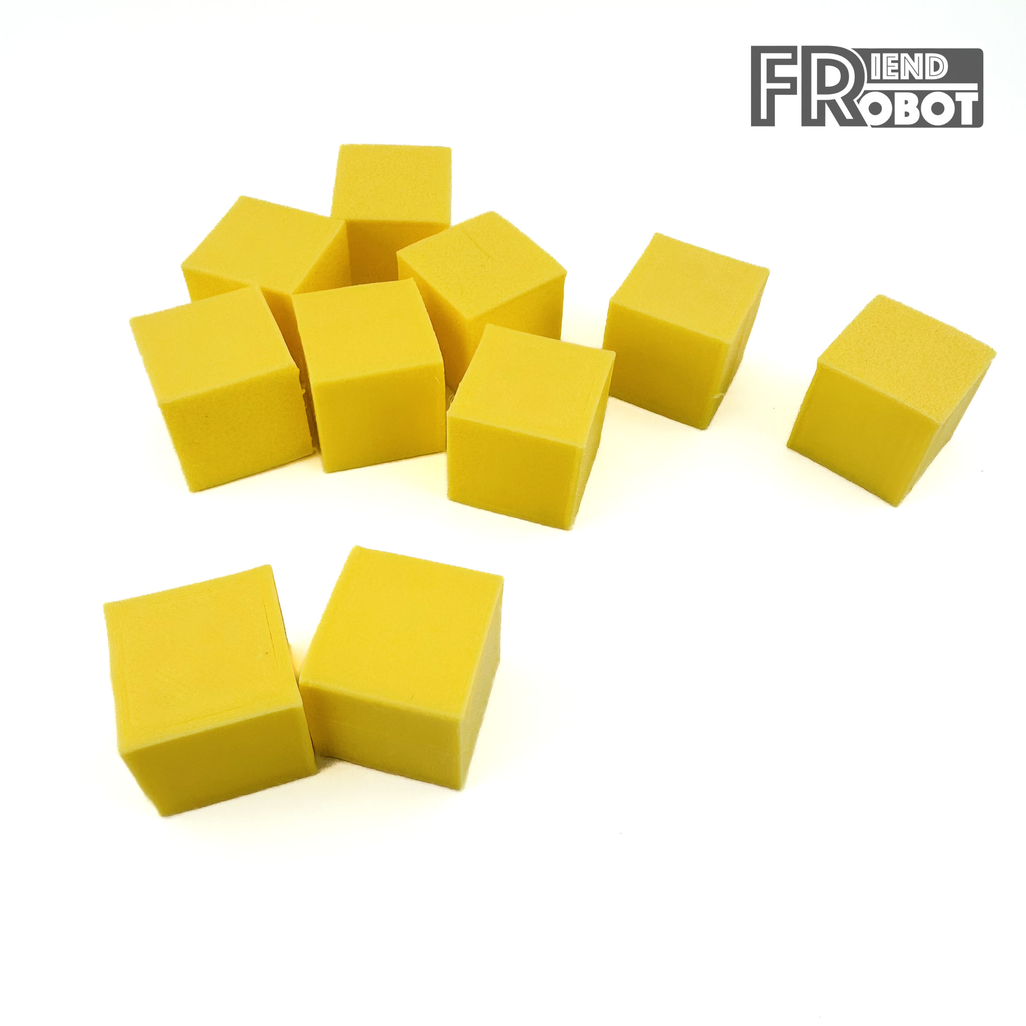 PLA 3D ลูกบาศก์ขนาด 2x2x2 cm