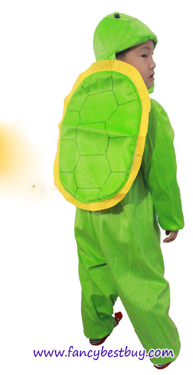 ชุดเต่า Tortoise ชุดแฟนซีสัตว์เด็กหรือชุดมาสคอต สำหรับการแสดง ใช้ได้ทั้งเด็กชายหญิง (รุ่นใหม่ กระดองเต่าขอบเป็นสีส้ม) มี ขนาด M, L