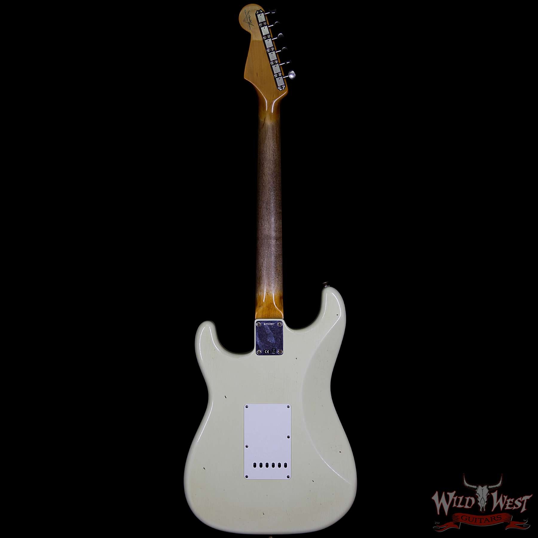 Fender Custom Shop 1963 Stratocaster Journeyman Relic with Dirty Neck Rosewood Board - Vintage White