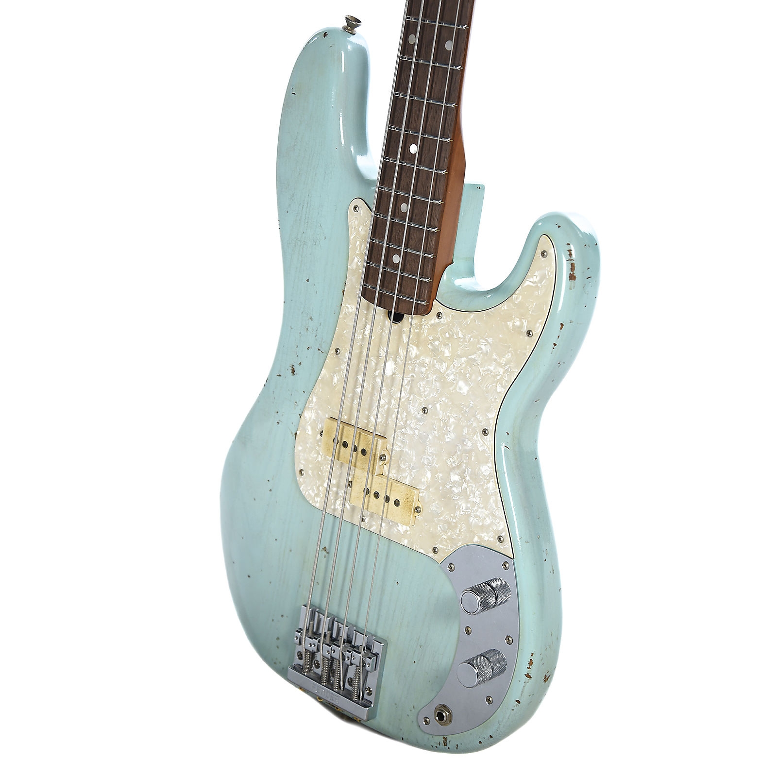 Fender Custom Shop Masterbuilt Jason Smith Precision Bass - Relic Trans Surf Green No.R86178