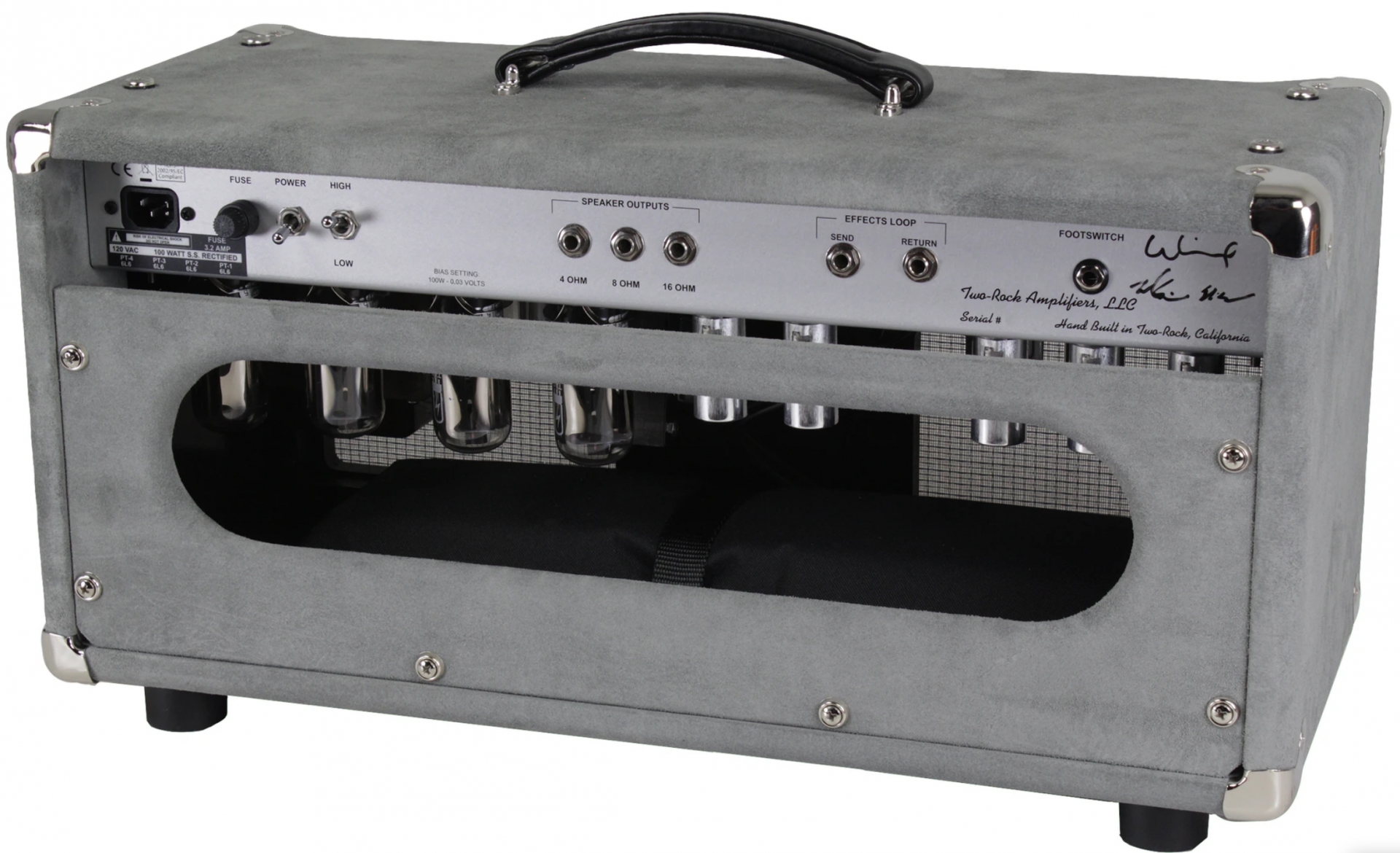 TWO ROCK Silver Sterling Signature 100 watt head, S/N : 112