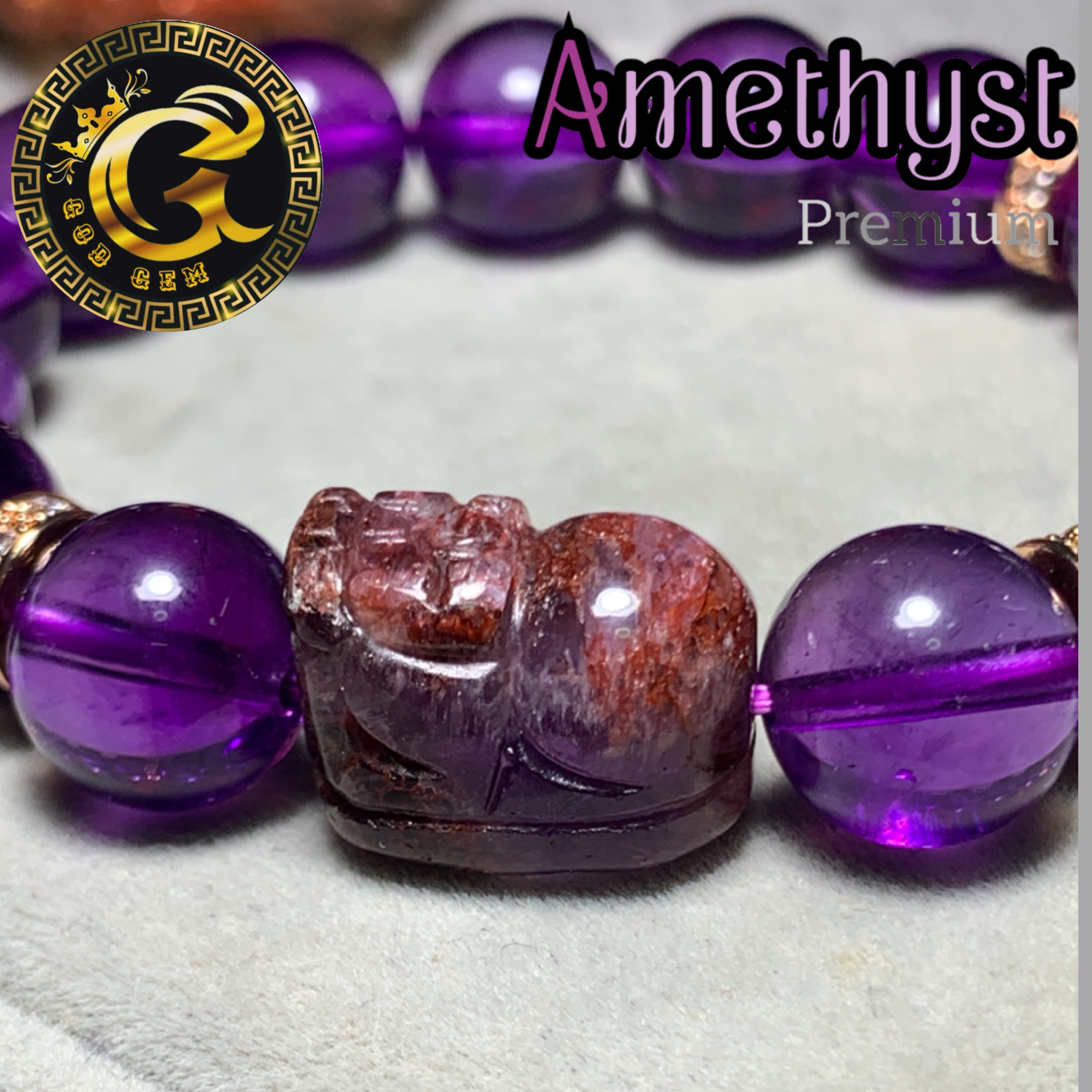 ข้อมือหิน อเมทิสต์อุรุกวัย