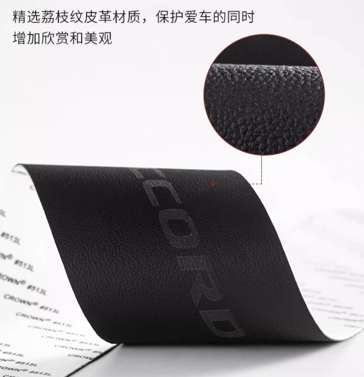 สติกเกอร์ กันรอยชายบันได กันรอยบันไดรถ แผ่นกันรอย กันรอยขีดข่วน แบบหนัง GAC Aion Y Plus