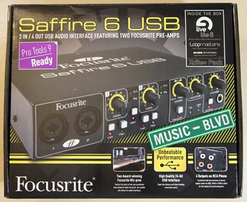 Focusrite Saffire 6 USB Audio Interface