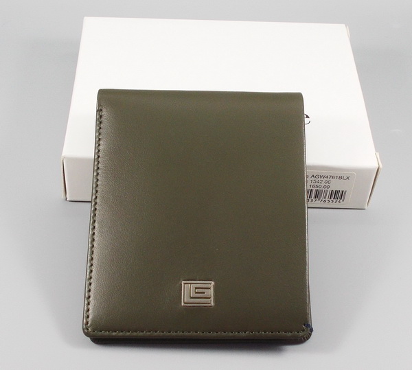 กระเป่าสตางค์ Guy Laroche เขียวทหาร-กรม ใหม่ แท้