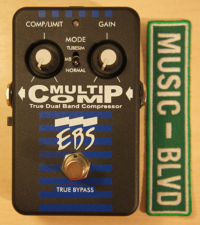 EBS MultiComp True Dual Band Compressor Pedal
