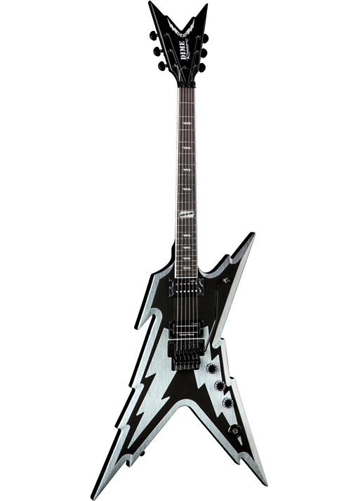 Dean Signature Series Dime Razorbolt Electric Guitar - Black Silver