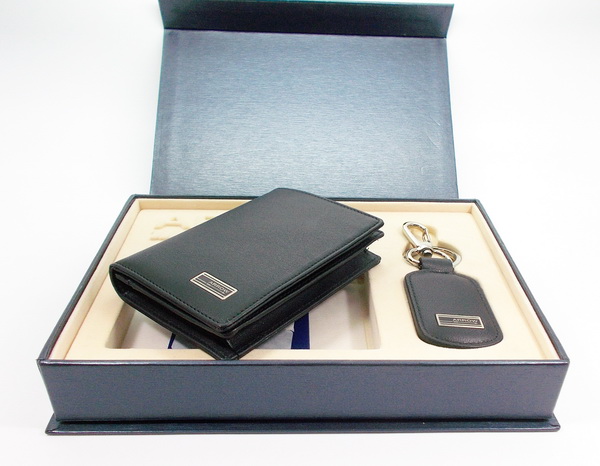 กระเป๋านามบัตร+พวงกุญแจ ARROW USA-1851 ดำ ใหม่ แท้