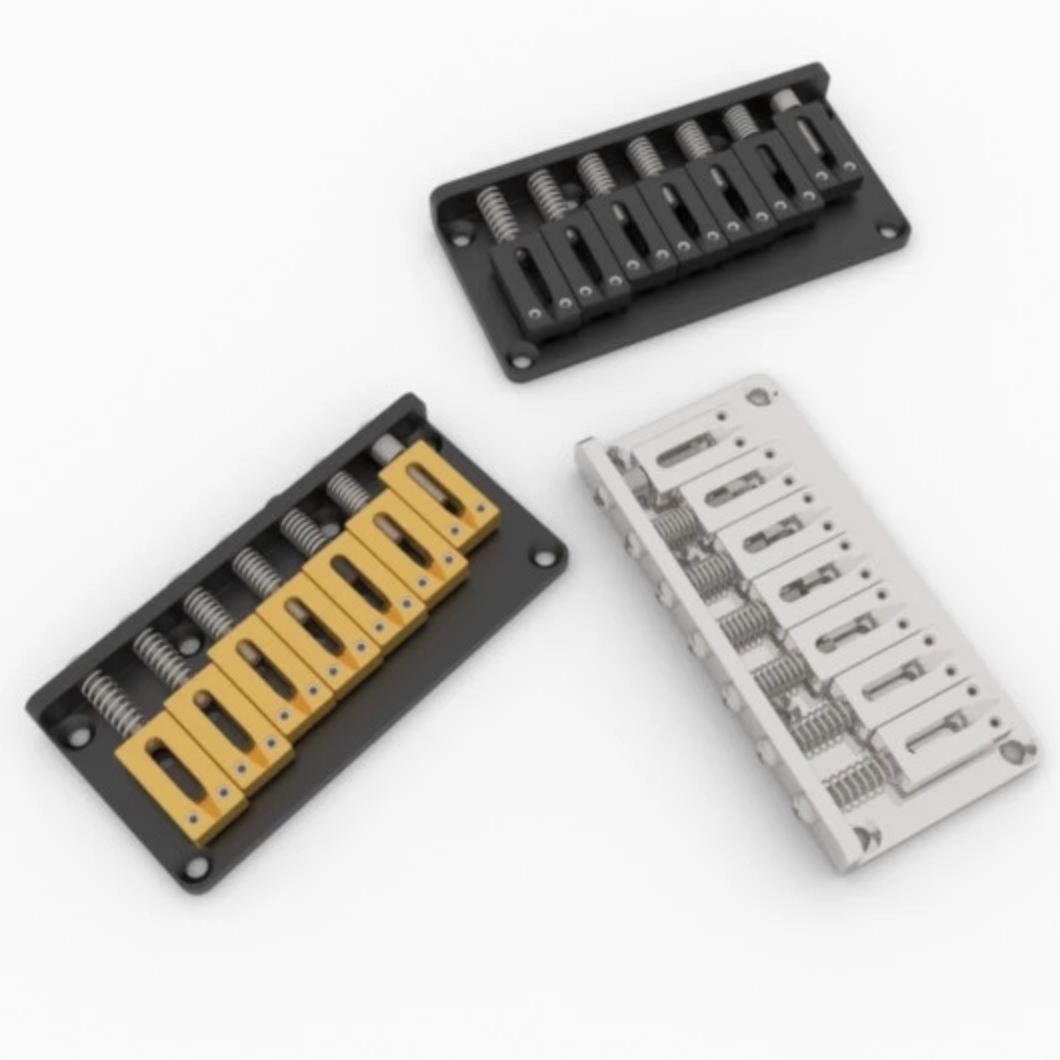 Hipshot 7 String Ibby FP Guitar Bridge - Stainless Steel