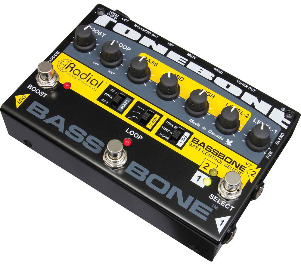 Radial Engineering Bassbone V2 Bass Preamp and DI Box