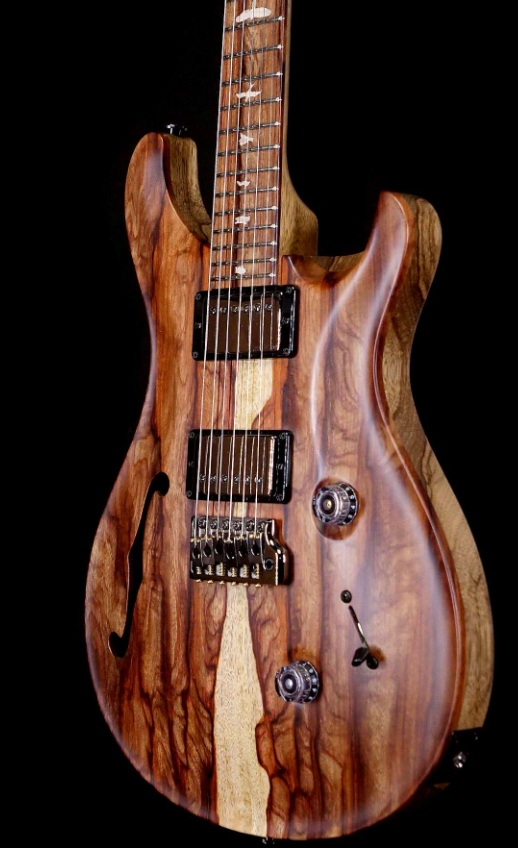 PRS 2021 WINTER NAMM SPECIAL PRIVATE STOCK # 9394 CUSTOM 24 SEMI-HOLLOW HORMIGO TOP AND FINGERBOARD NATURAL