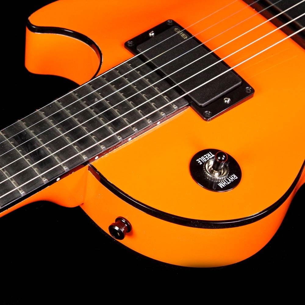 Gibson Custom Shop Limited Edition Les Paul Custom Chambered Blackout Electric Guitar - F1 Orange