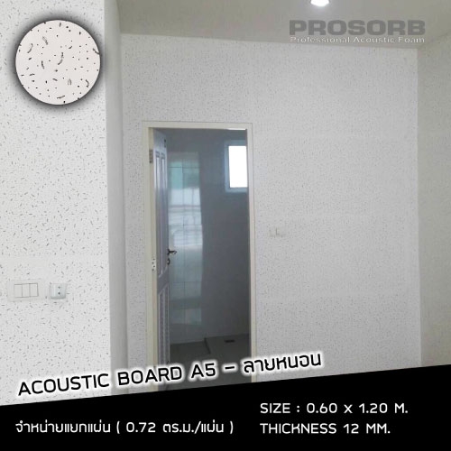 Prosorb Acoustic Board A5 (12แผ่น / กล่อง)