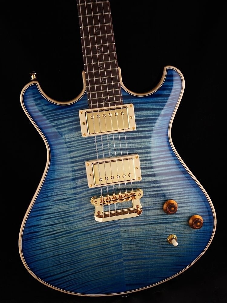 Knaggs Guitars Influence Keya Tier 2 in Blue Marlin w/ Seth Lovers pickups