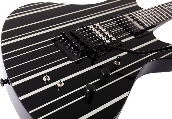 Schecter Guitar Research Synyster Gates Custom w/ Sustaniac Pickup Electric Guitar Black